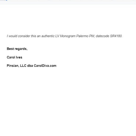 authentic Louis Vuitton Palermo PM Monogram Satchel - Picture 16 of 16